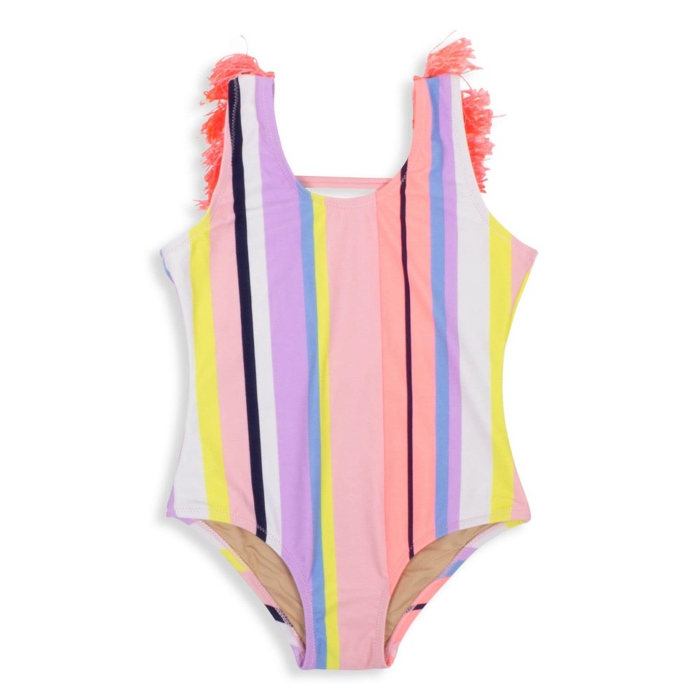 Shade Critters NWT Coral fringe girls swimsuit